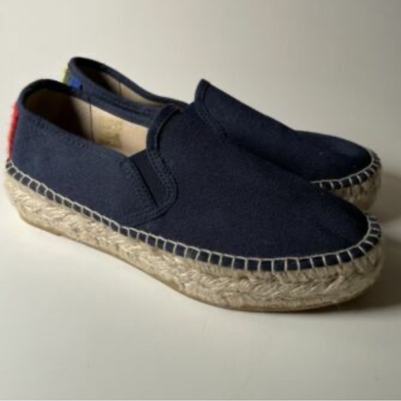 Loeffler Randall Shoes - Loeffler Randall Navy Espadrille Flats